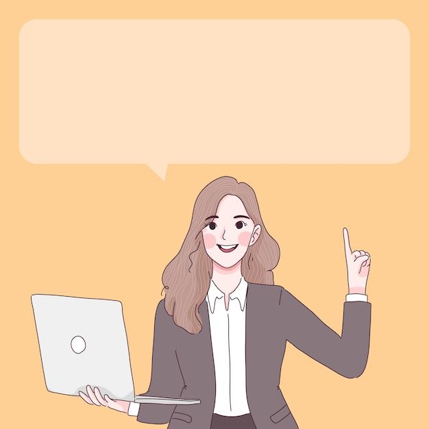 Premium Vector | Business woman illustration